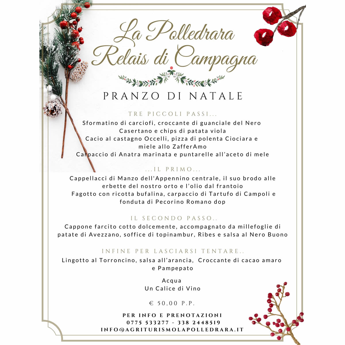 Featured image for “25 Dicembre – Pranzo di Natale”