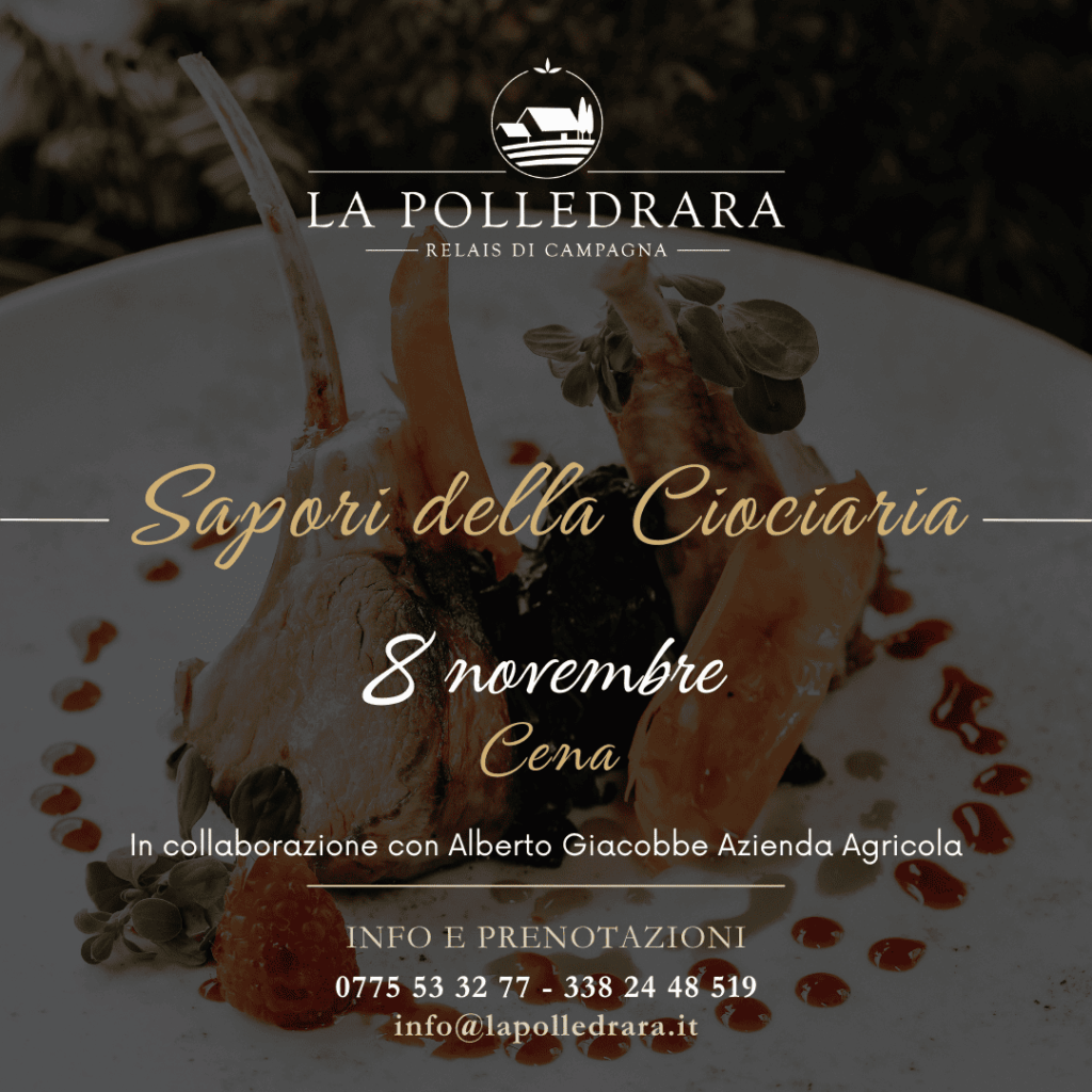 8 Novembre - Sapori della Ciociaria-Copertina