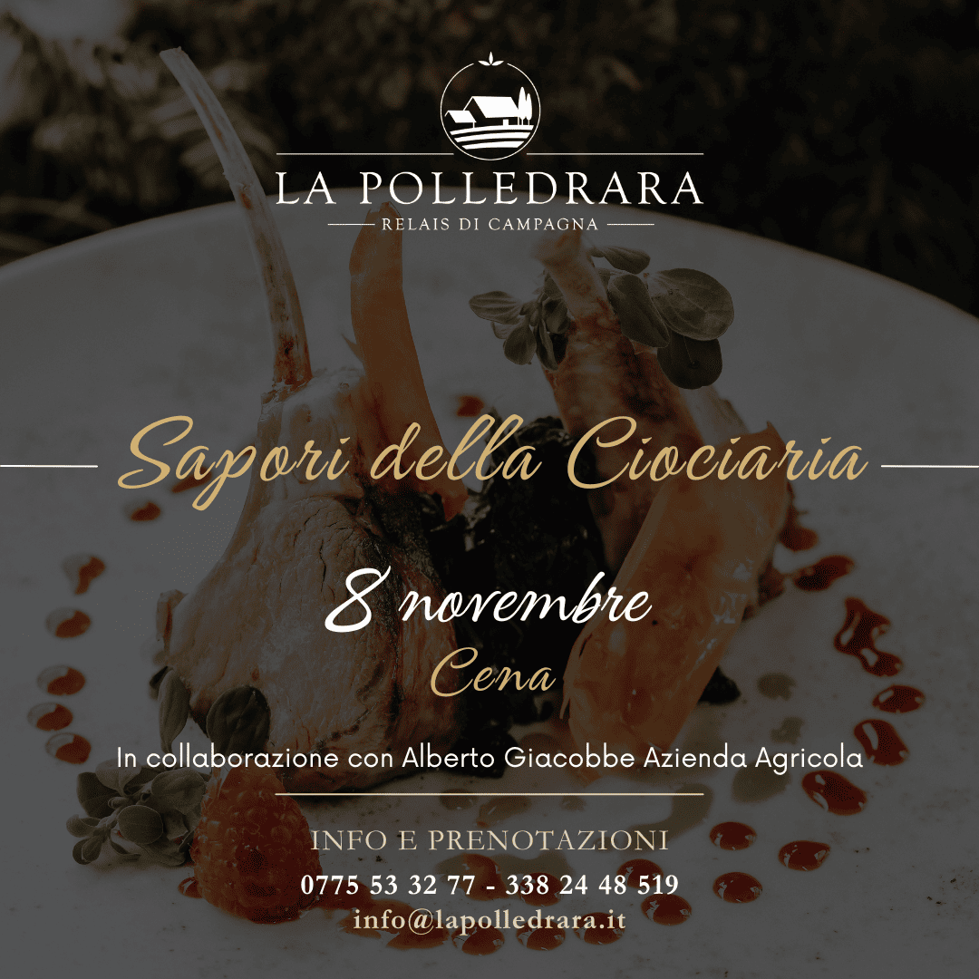 Featured image for “8 Novembre – Sapori della Ciociaria”